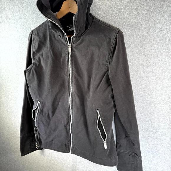 Scottevest Chloe Glow Hoodie Womens Large Black Travel TEC Pockets Full Zip - Picture 3 of 11